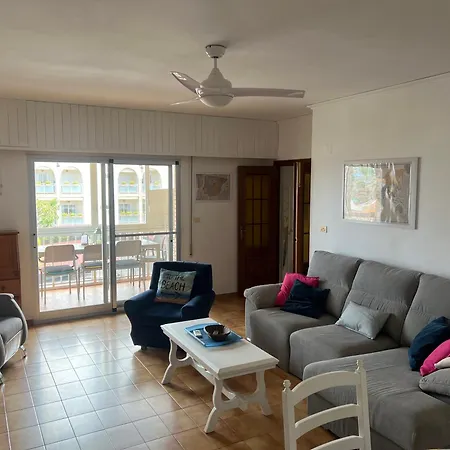 公寓 Piso Angeles - 1ra Linea De Playa 德尼亚